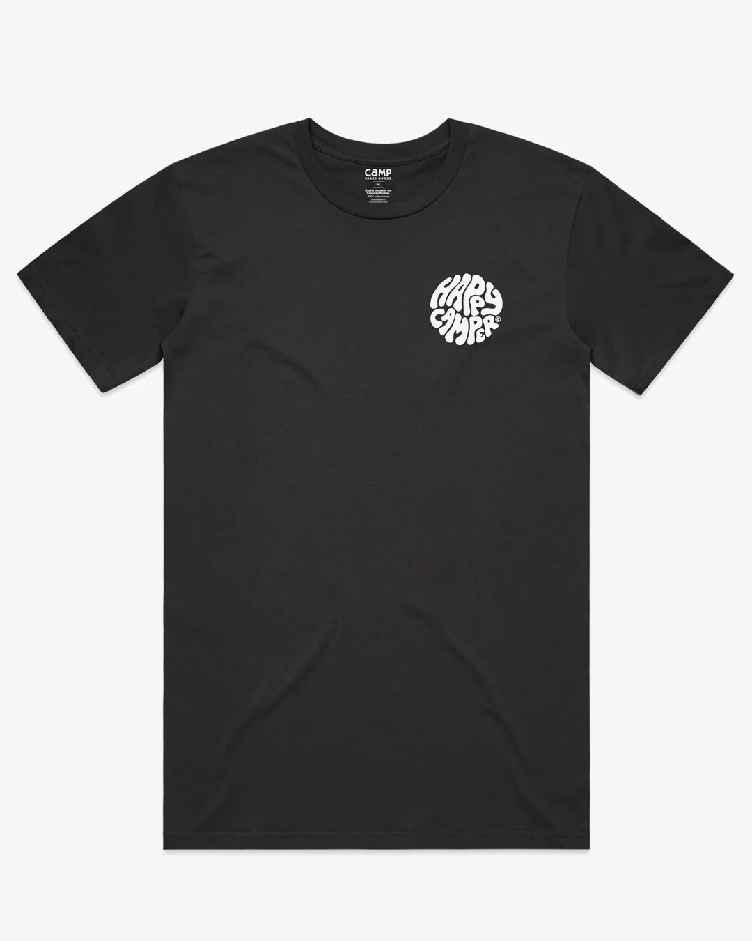 Happy Camper Crest Classic Tee sold by Camp Brand Goods