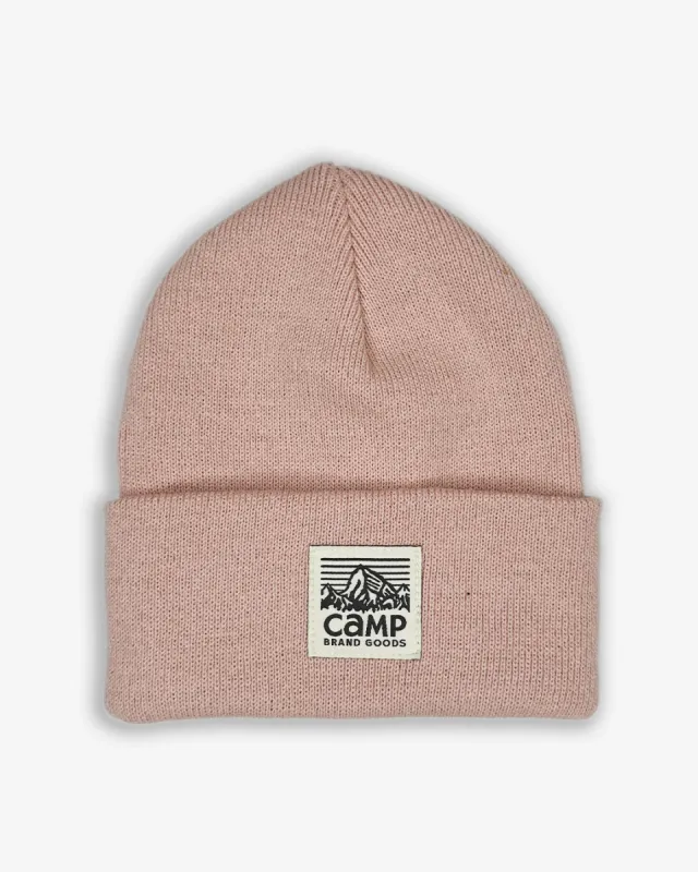 Heritage Logo Toque - Rose Smoke sold by Camp Brand Goods