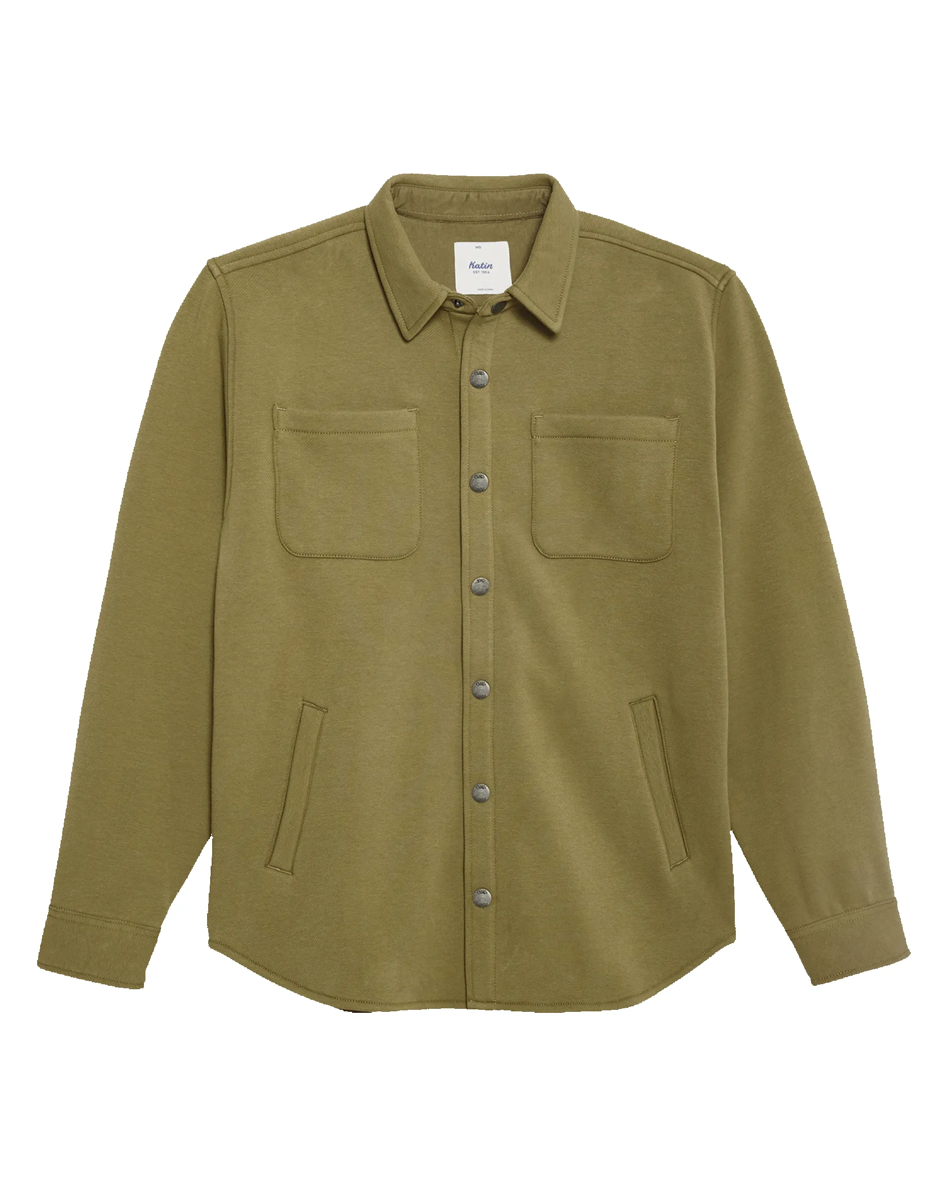 Harold Fleece Jacket Covert Green sold by Camp Brand Goods