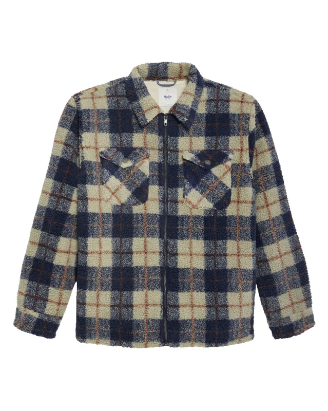 Anderson Sherpa Jacket Pelican made by Camp Brand Goods