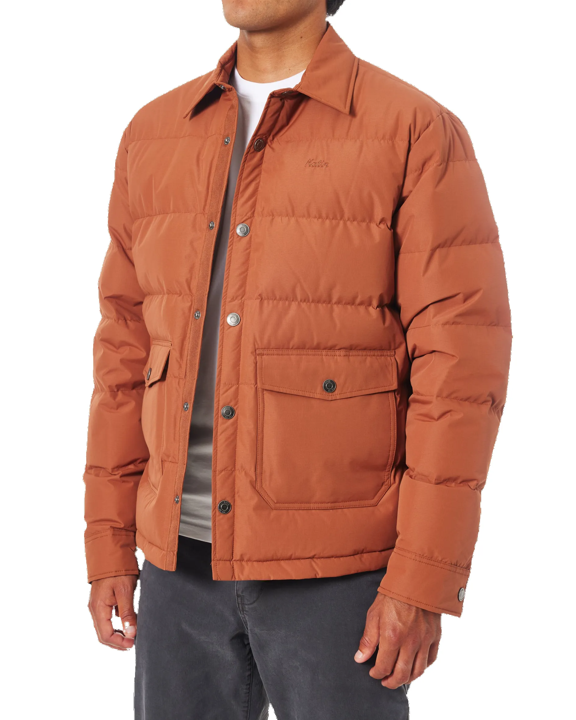 OTG Yukon Puffer Jacket Brick sold by Camp Brand Goods product image thumbnail 3