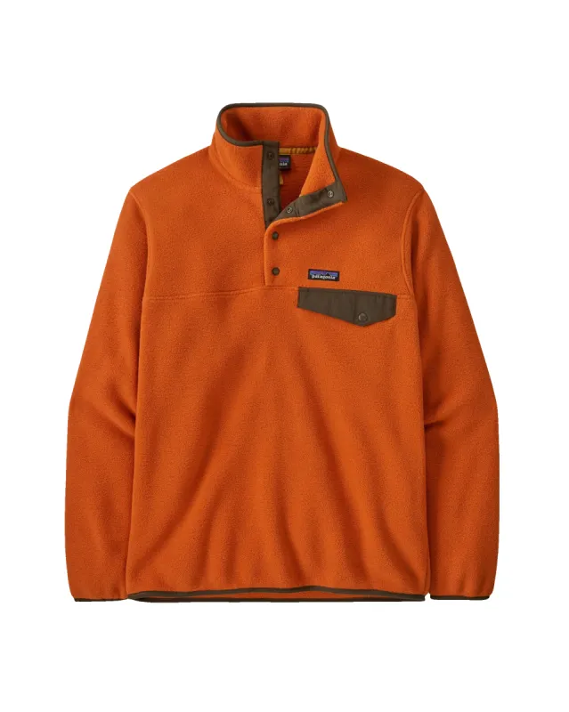 Men's LW Synchilla Snap-T Pullover Redtail Rust sold by Camp Brand Goods