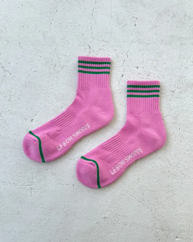 Girlfriend Socks Rose Pink sold by Camp Brand Goods