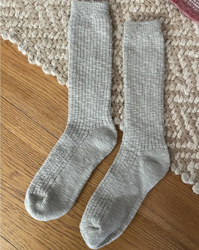 Cottage Socks Smoked Sage sold by Camp Brand Goods