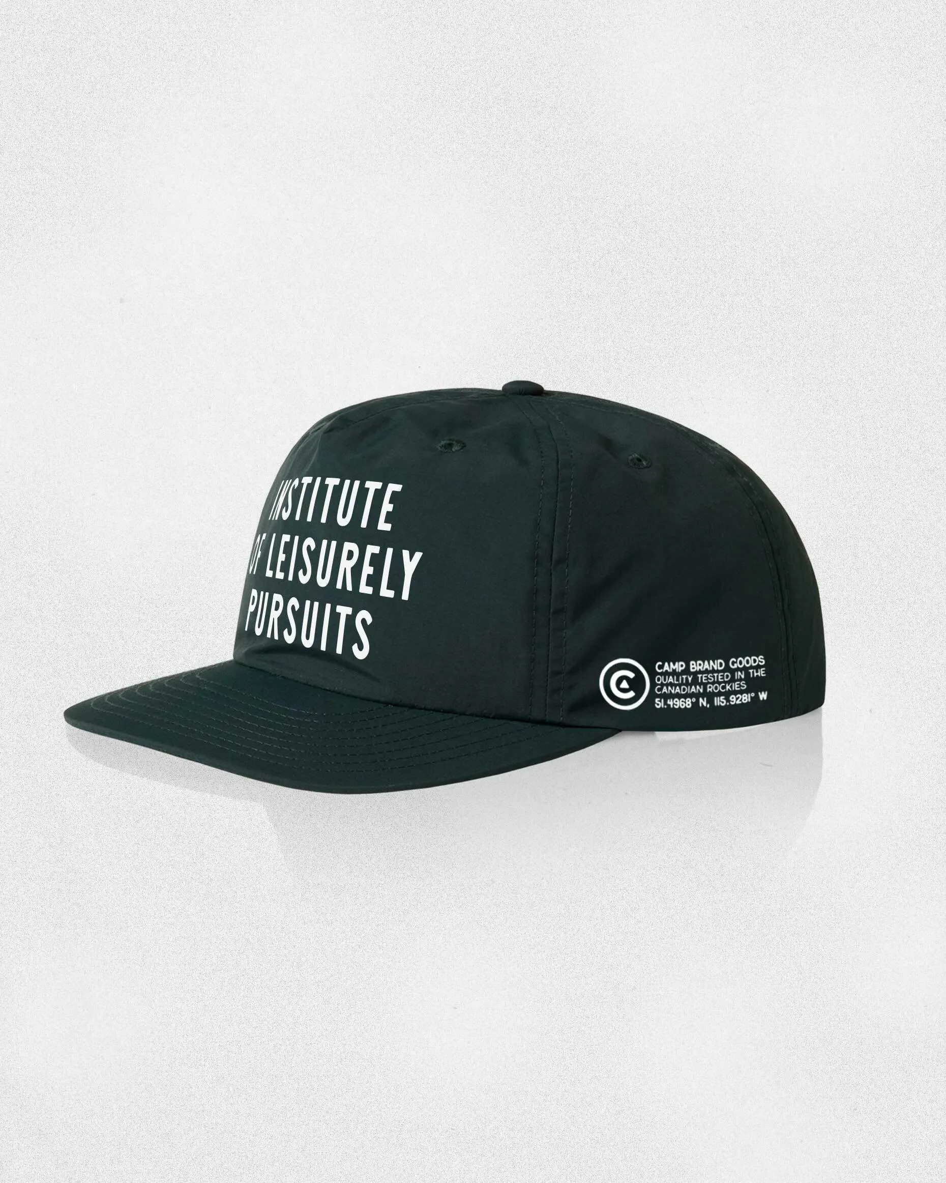 Institute Nylon Camp Hat - Pine Green sold by Camp Brand Goods product image thumbnail 2