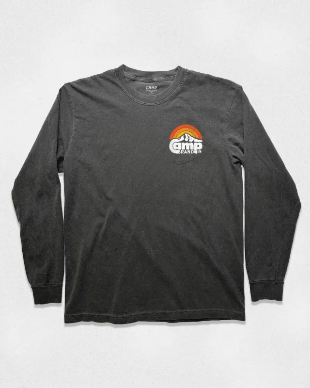 Sundown Vintage Longsleeve Faded Black sold by Camp Brand Goods