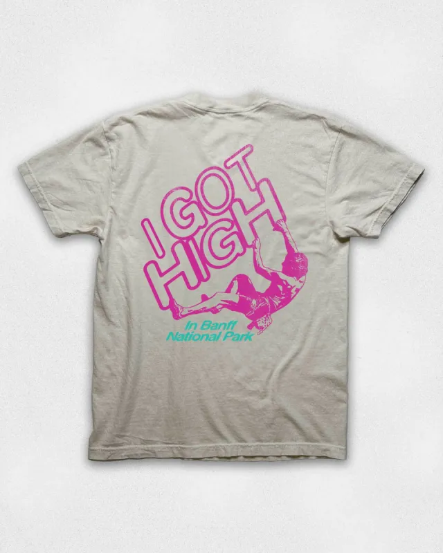 I Got High Vintage Tee Off White sold by Camp Brand Goods
