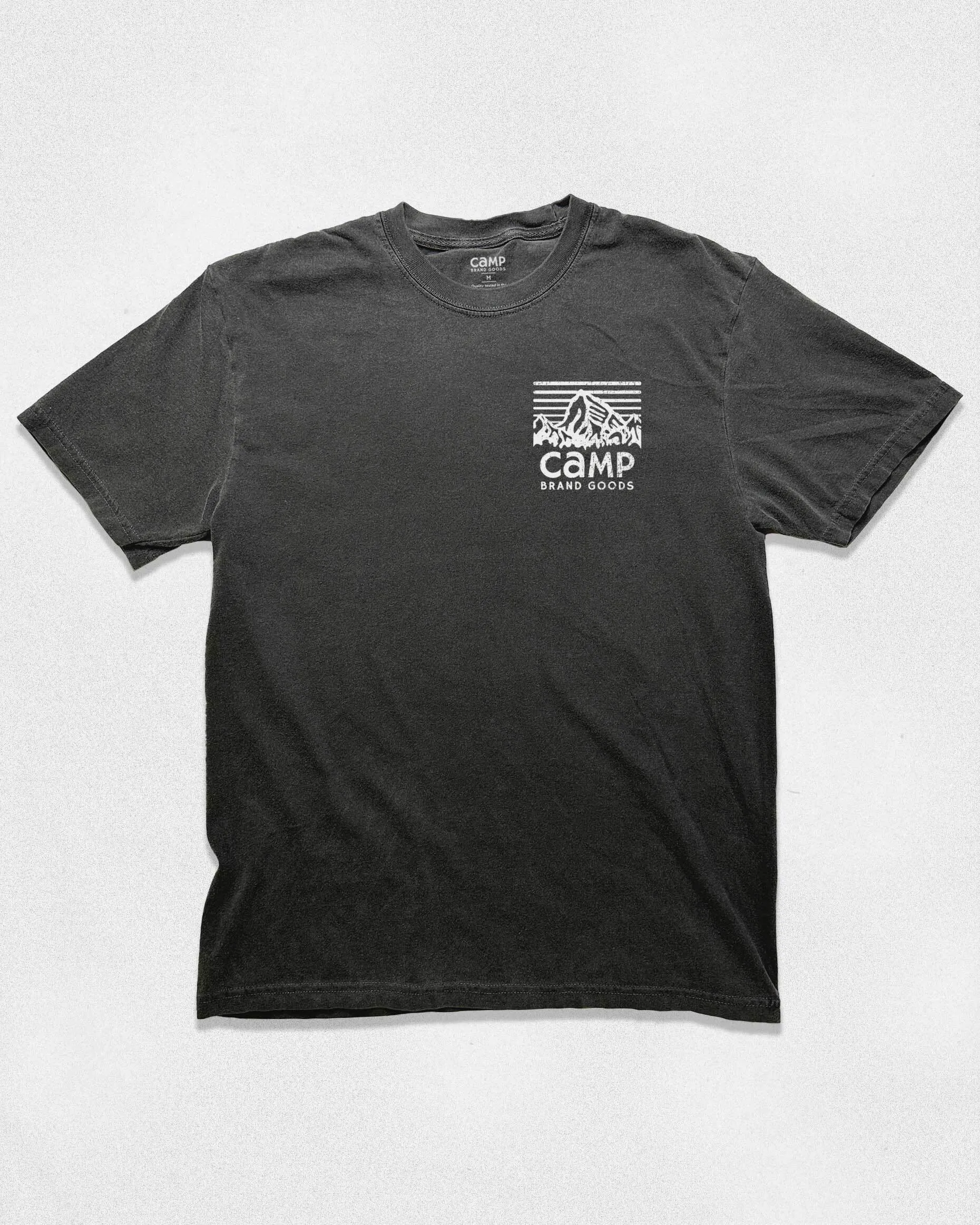 Heritage Logo Vintage Tee - Faded Black sold by Camp Brand Goods