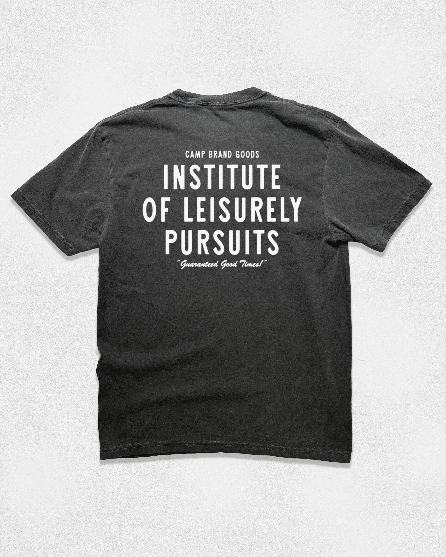 Institute Vintage Tee Faded Black sold by Camp Brand Goods product image thumbnail 2