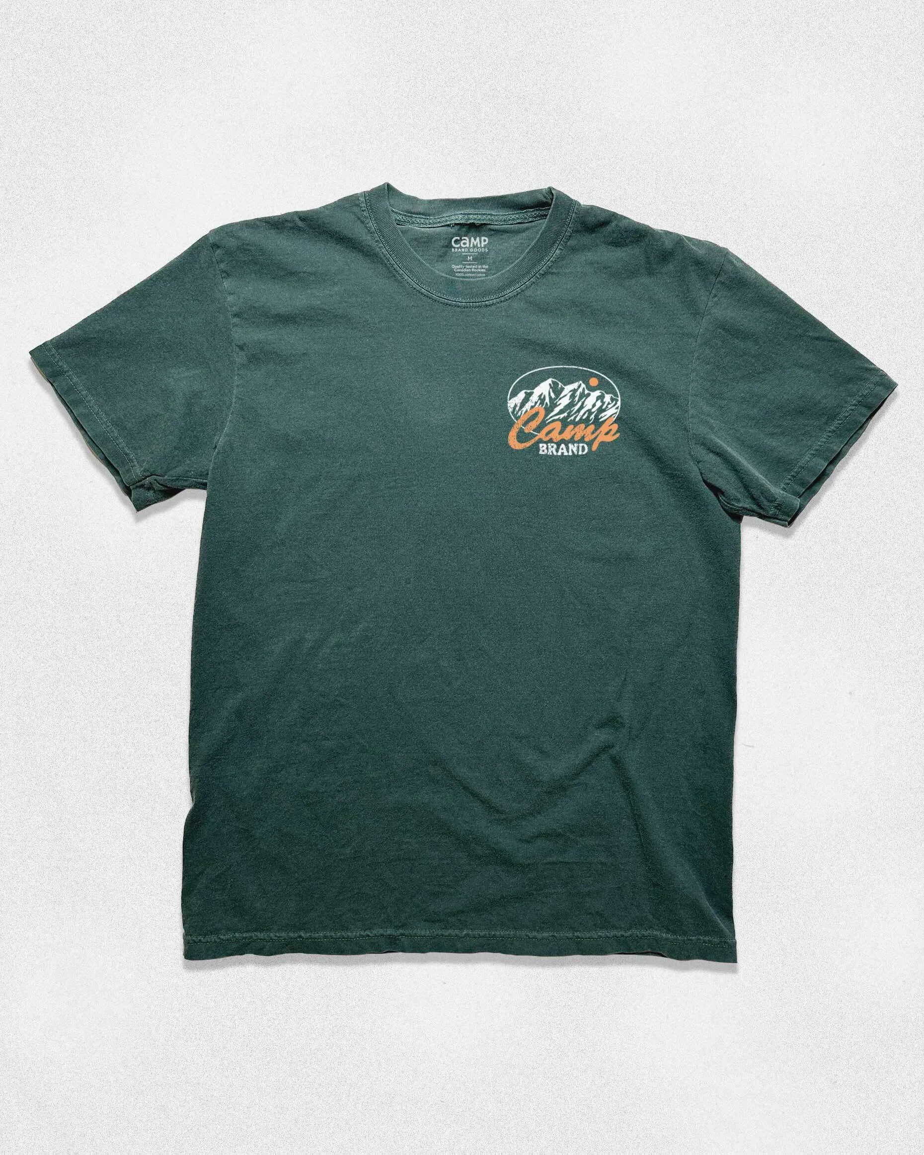 Alpine Glow Vintage Tee Faded Green sold by Camp Brand Goods