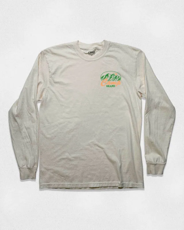 Alpine Glow Vintage Longsleeve Off White sold by Camp Brand Goods