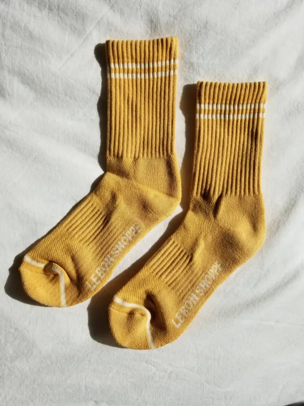 Boyfriend Socks Butter sold by Camp Brand Goods