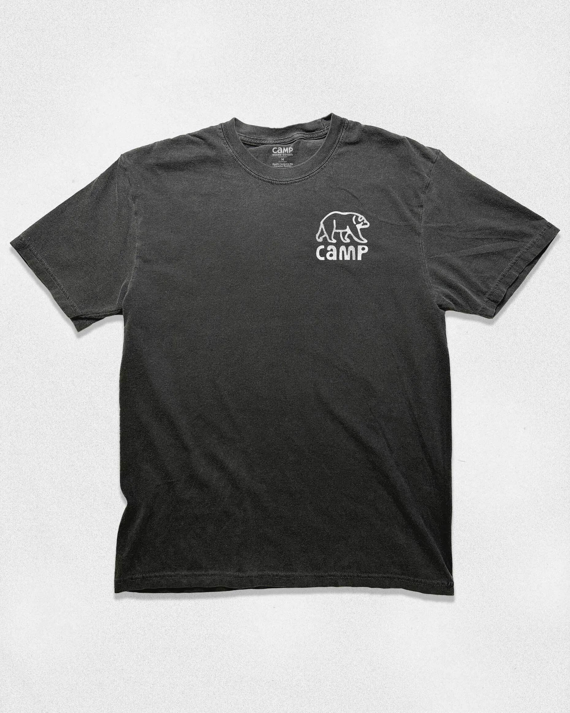 Respect The Locals Vintage Tee Faded Black sold by Camp Brand Goods product image thumbnail 2