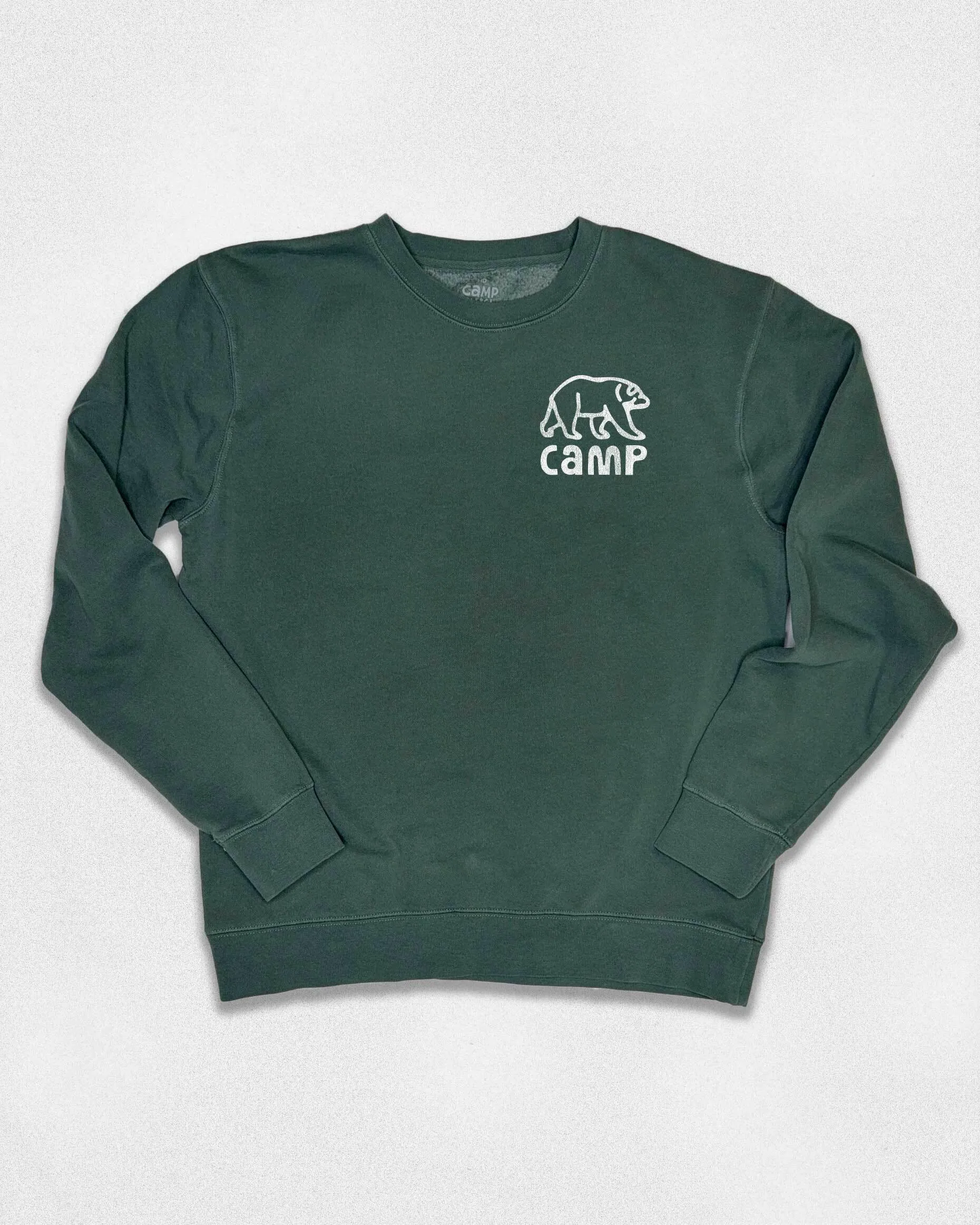 Respect The Locals Vintage Crew Faded Green sold by Camp Brand Goods product image thumbnail 2