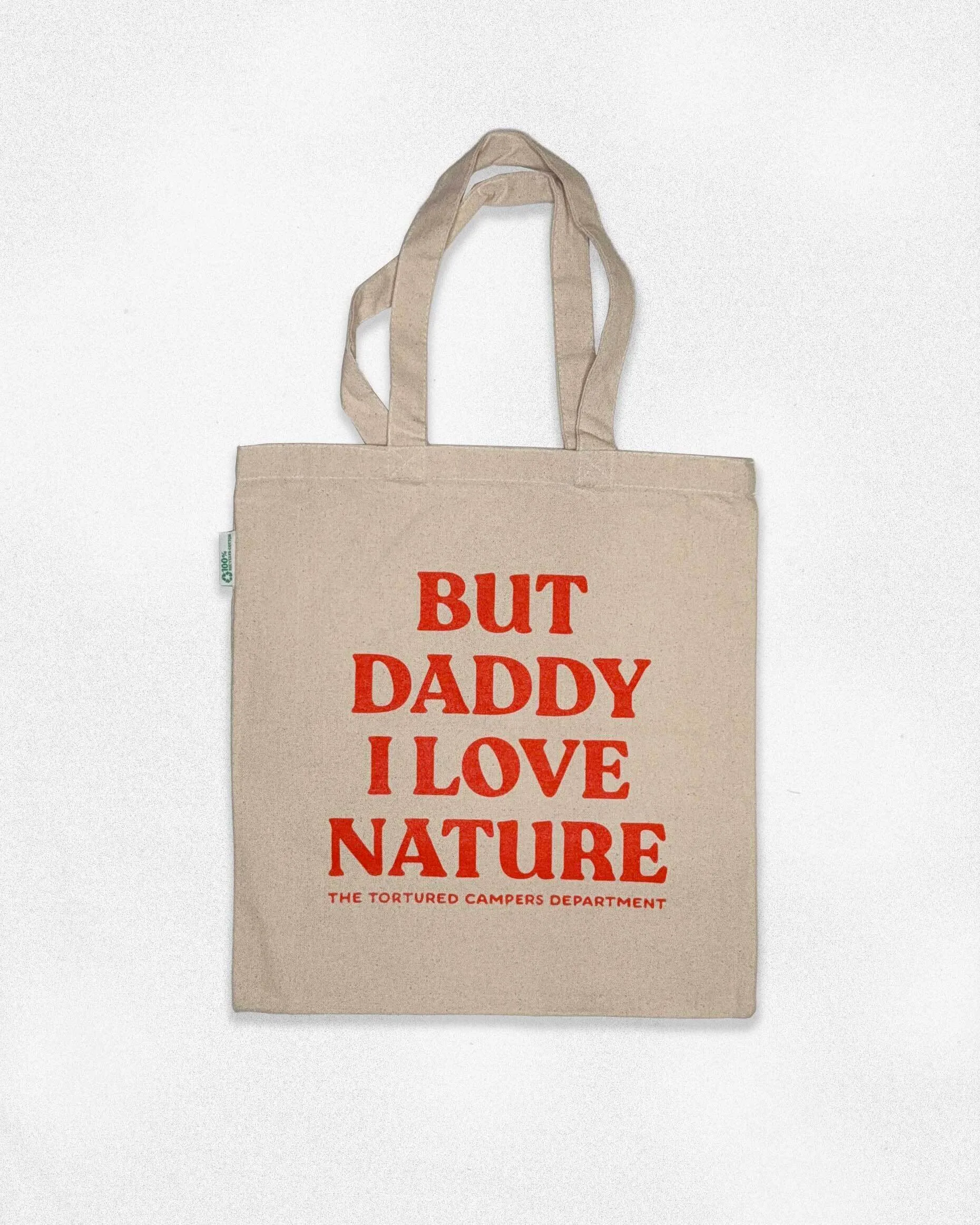 Tortured Camper Recycled Cotton Tote - Natural sold by Camp Brand Goods