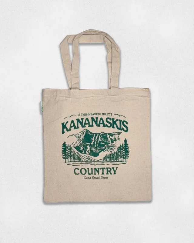 Kananaskis Recycled Cotton Tote - Natural sold by Camp Brand Goods