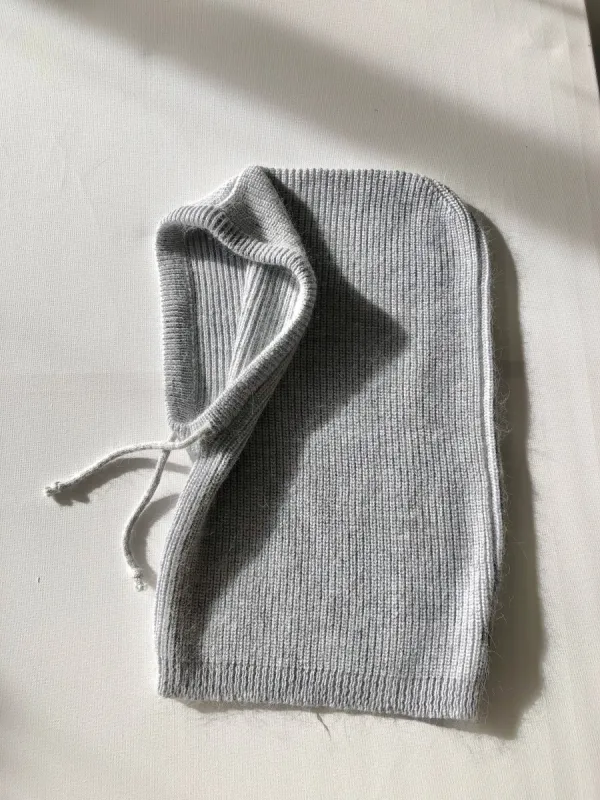 Angora Wool Balaclava Grey sold by Camp Brand Goods