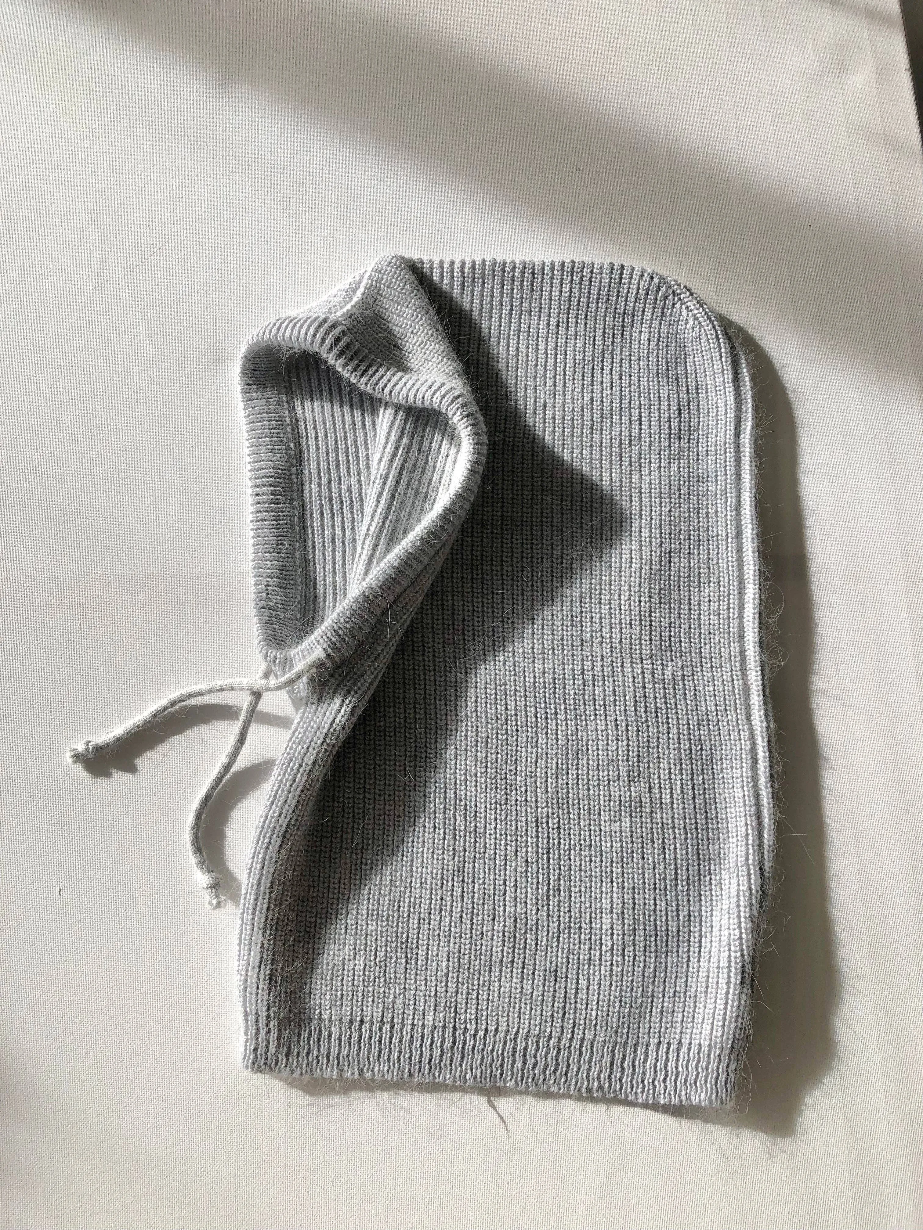 Angora Wool Balaclava Grey sold by Camp Brand Goods
