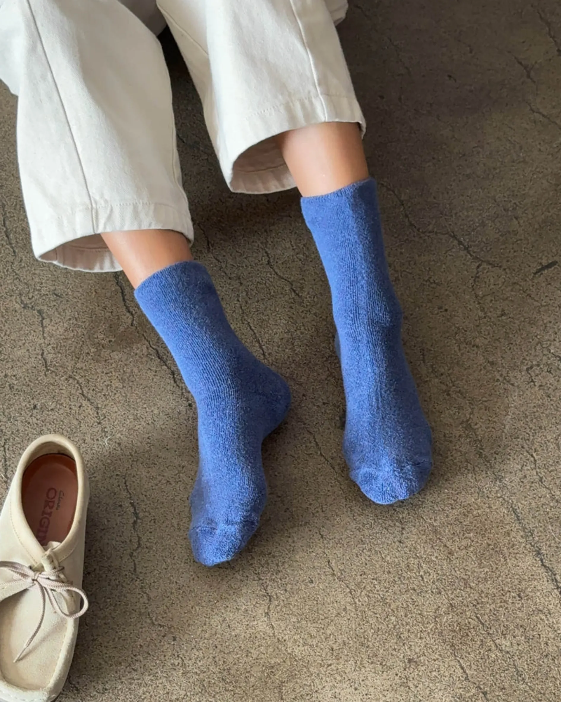 Cloud Socks Bijou Blue sold by Camp Brand Goods