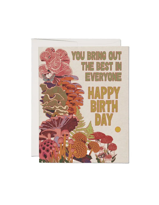 Fungi Birthday Card sold by Camp Brand Goods