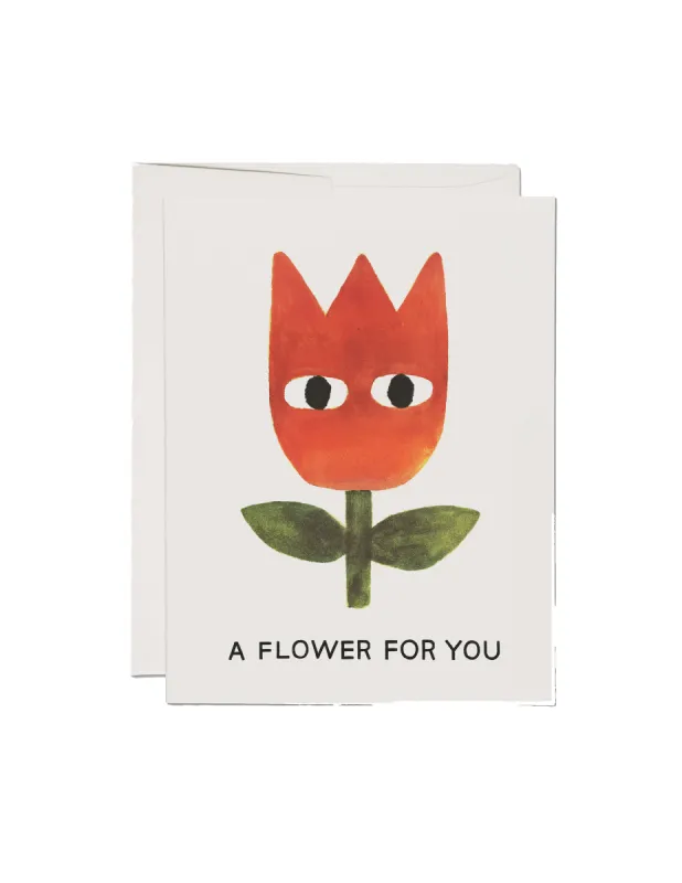 A Flower Card sold by Camp Brand Goods