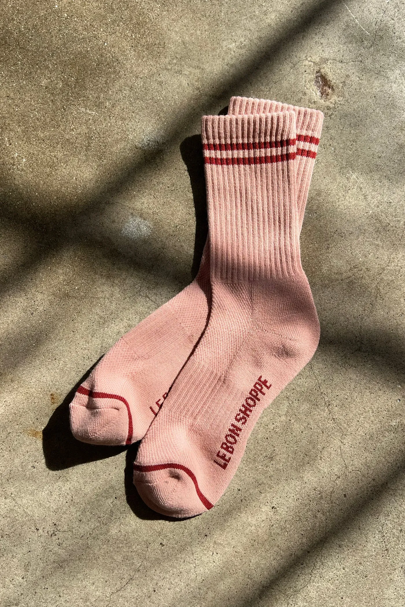 Boyfriend Socks Vintage Pink sold by Camp Brand Goods