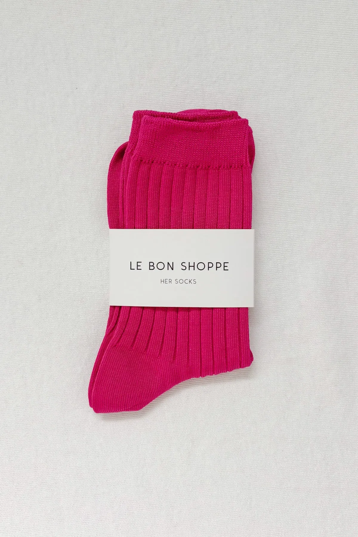 Her Socks Fuschia sold by Camp Brand Goods product image thumbnail 2