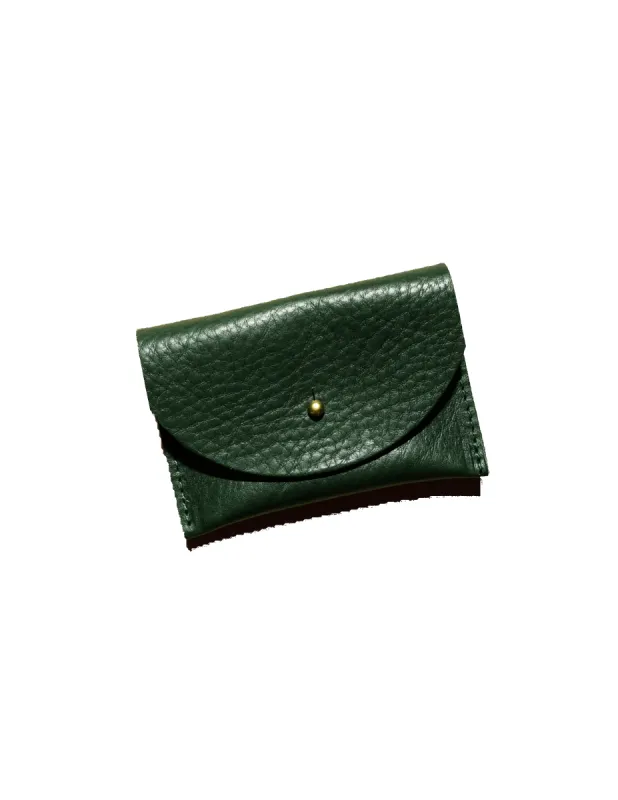 Cardholder - Kelp Leather sold by Camp Brand Goods