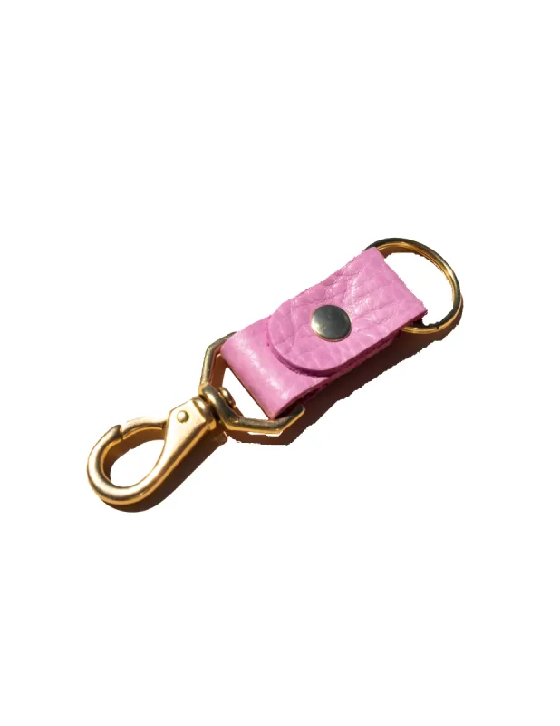 Keychain - Sorbet Leather sold by Camp Brand Goods
