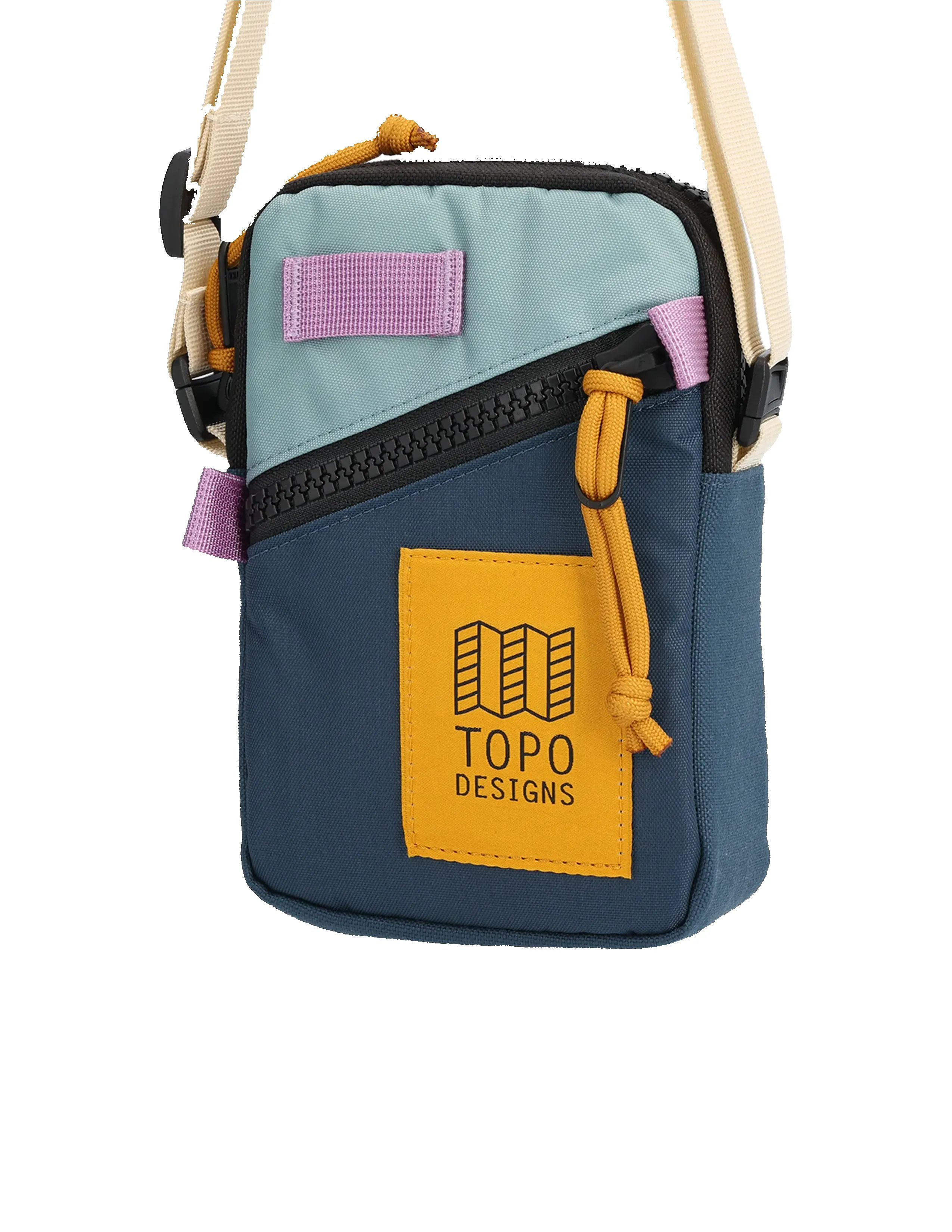 Mini Shoulder Bag - Pond Blue/Sage sold by Camp Brand Goods