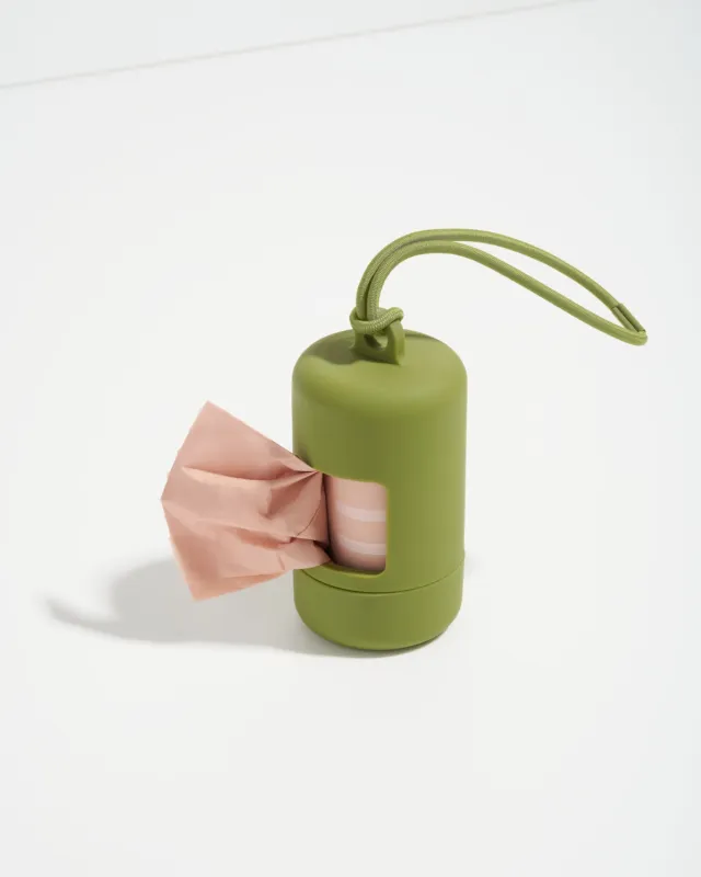 Poop Bag Carrier Moss sold by Camp Brand Goods