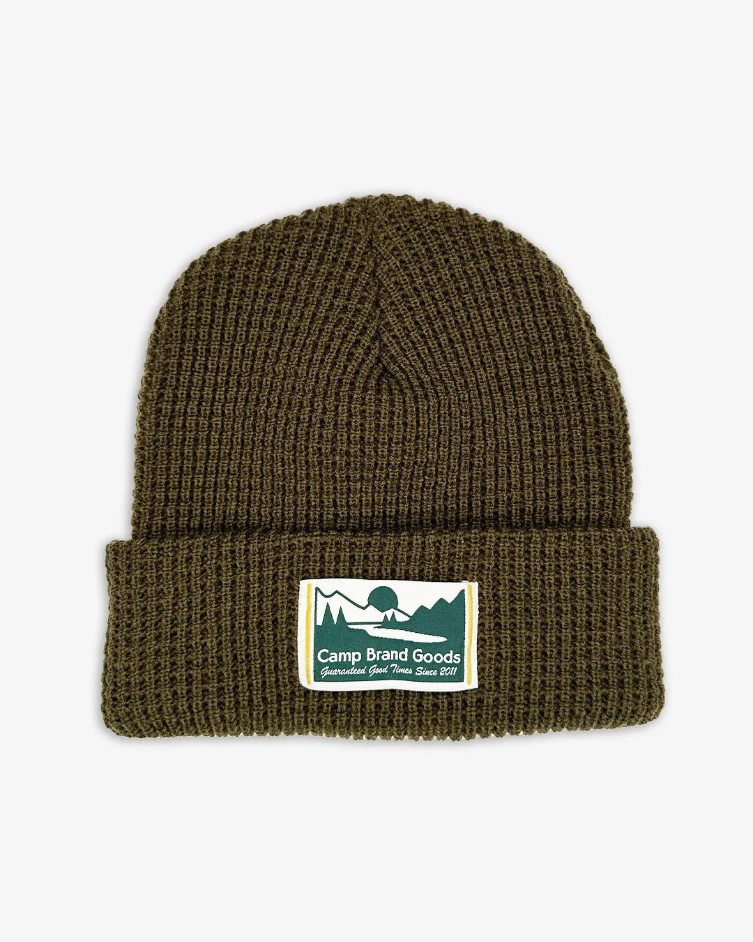 Good Times Waffle Toque - Olive sold by Camp Brand Goods