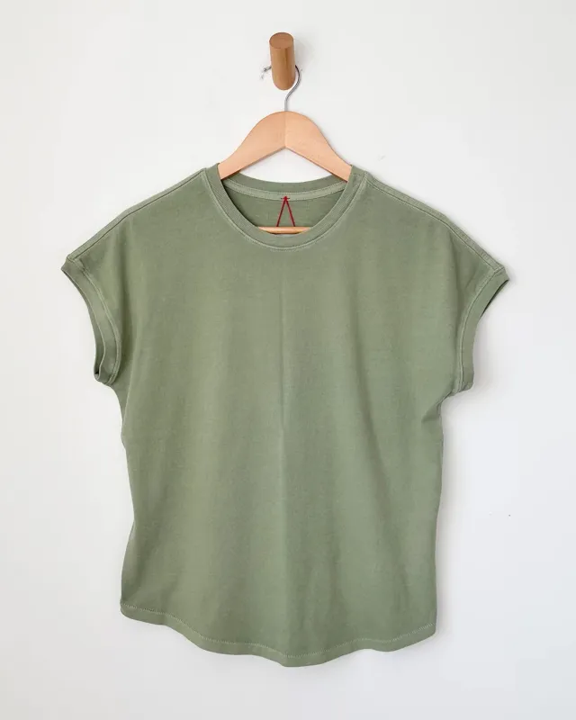 Ease Tee Matcha sold by Camp Brand Goods