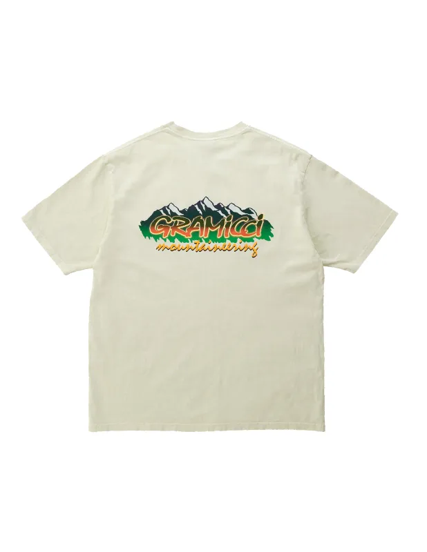 Mountaineering Tee Natural Pigment sold by Camp Brand Goods