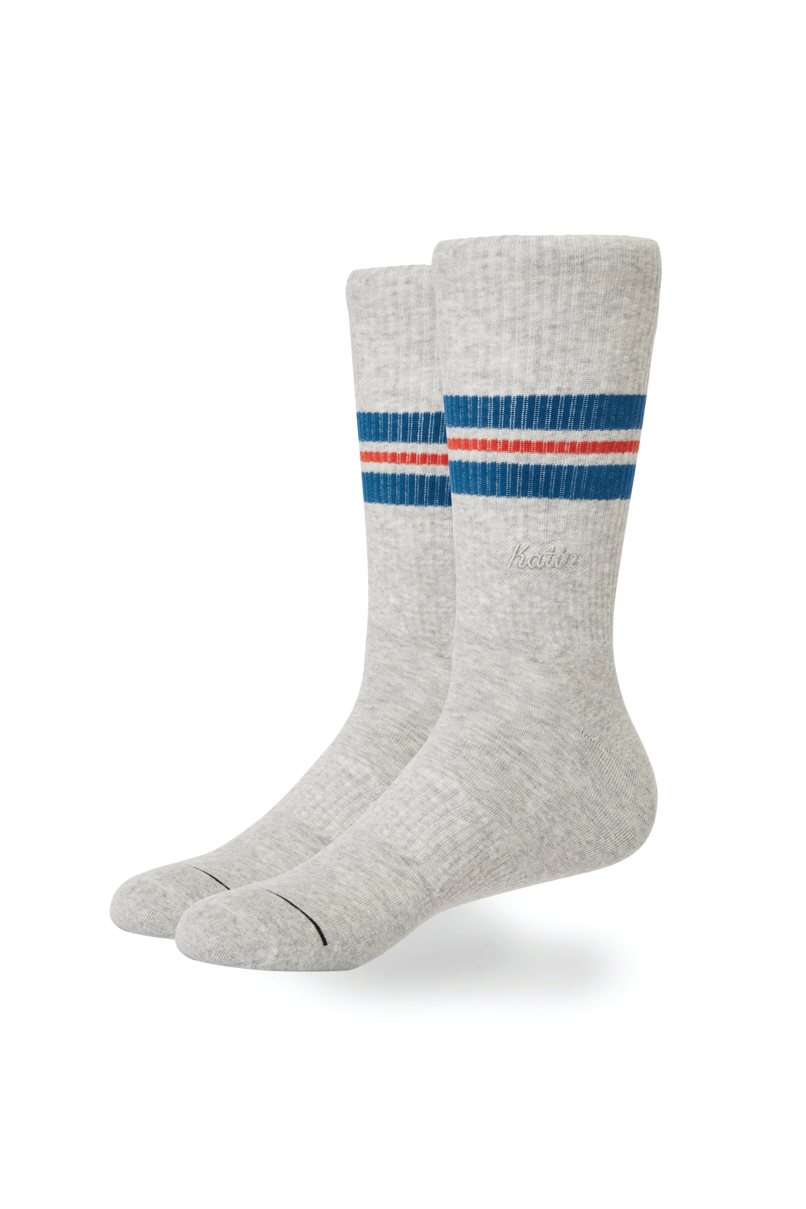 Tres Stripe Sock Heather Grey sold by Camp Brand Goods