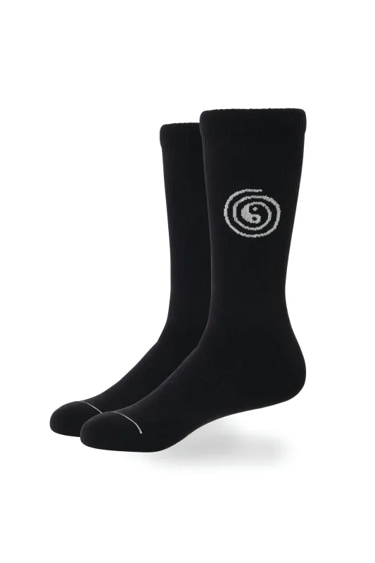 Spiral Sock Black sold by Camp Brand Goods