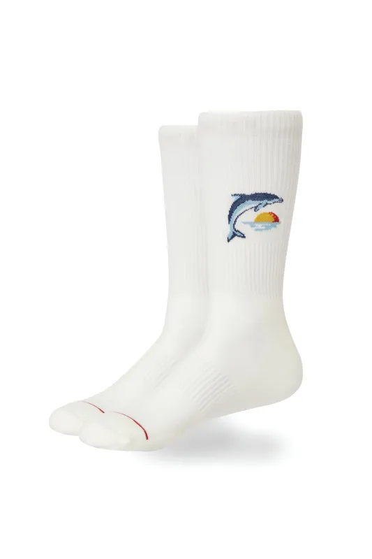 Dolphin Sock Off White sold by Camp Brand Goods