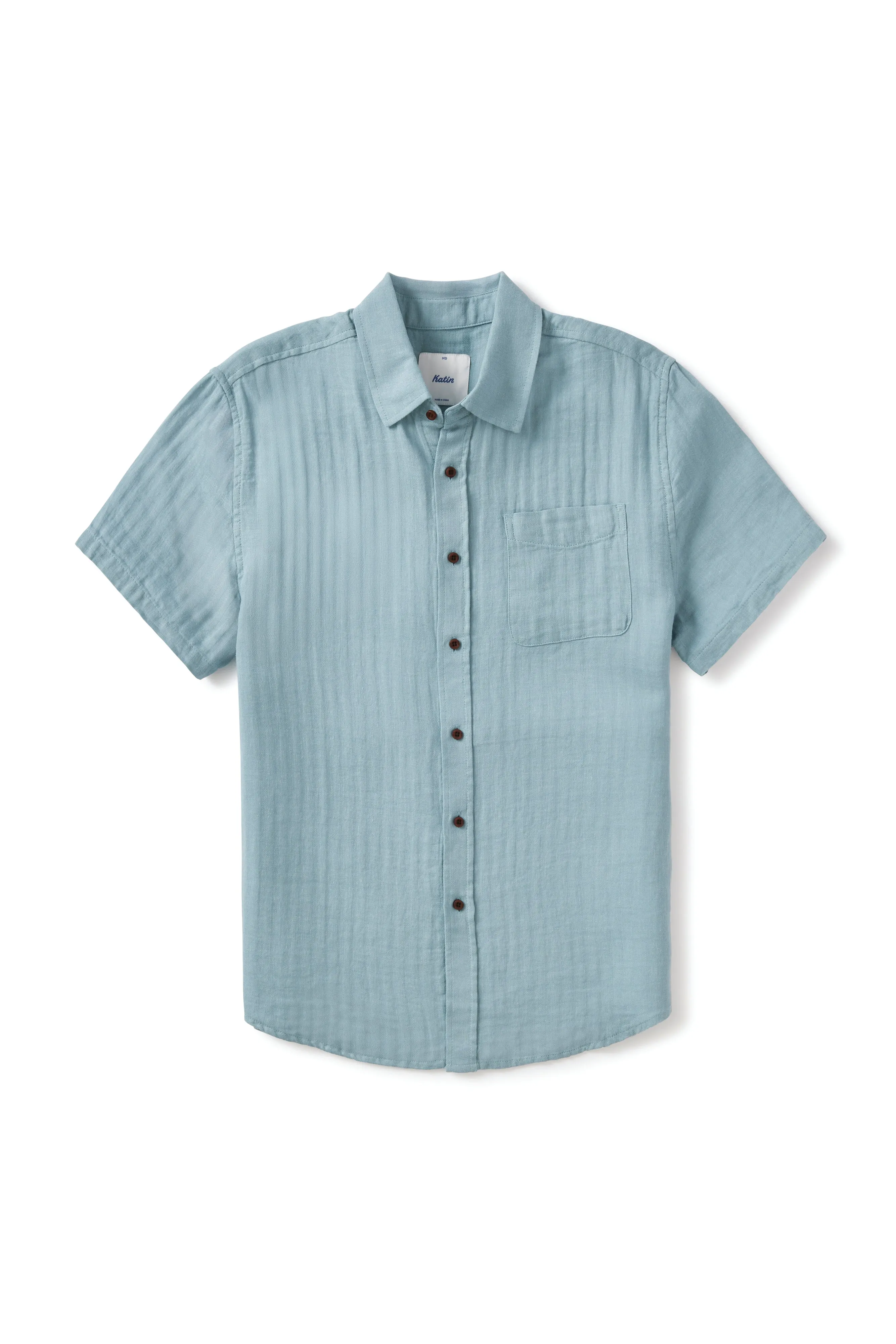 Alan Solid Shirt Lago sold by Camp Brand Goods