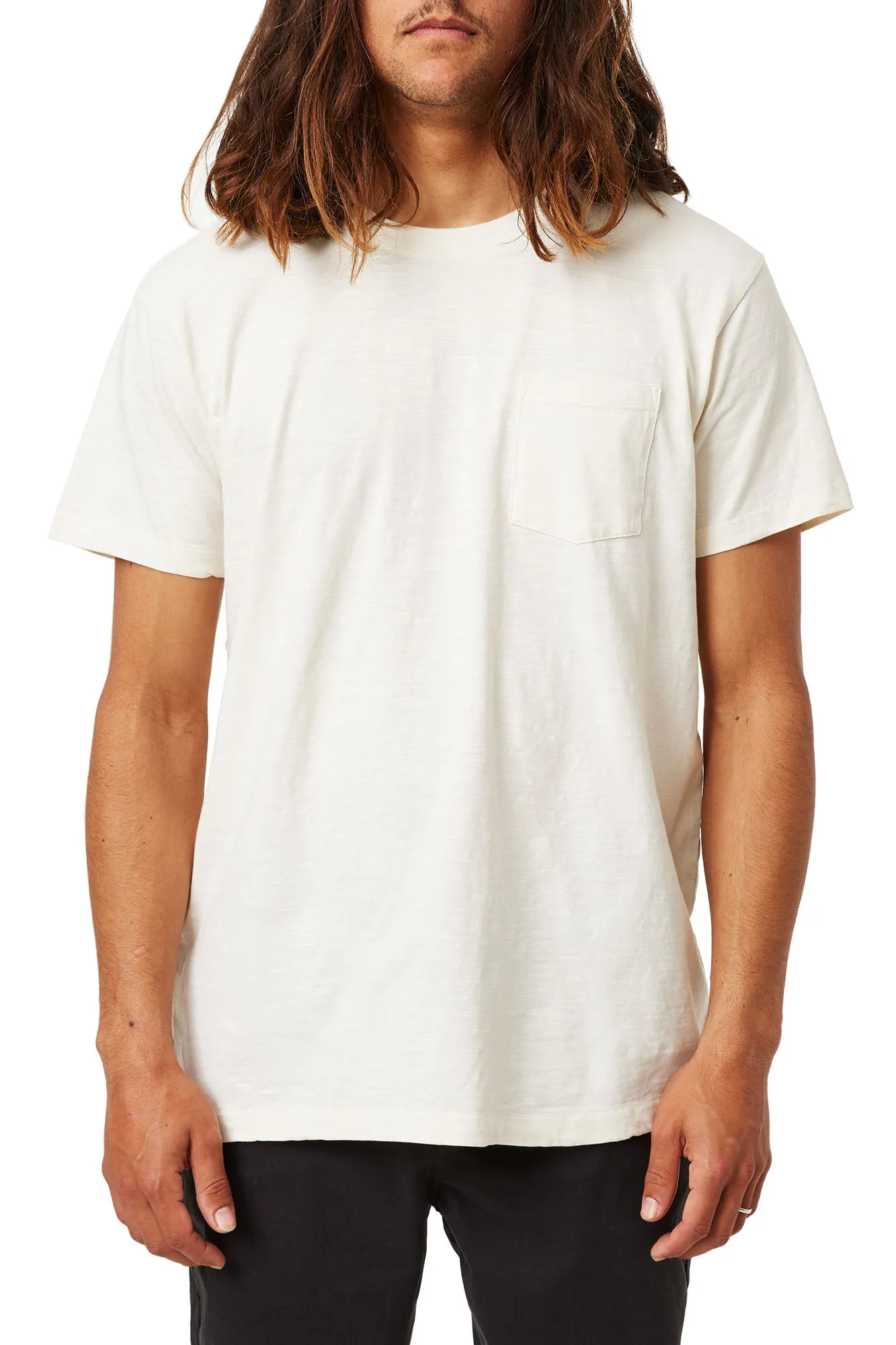 Slub Base Tee Vintage White sold by Camp Brand Goods product image thumbnail 2