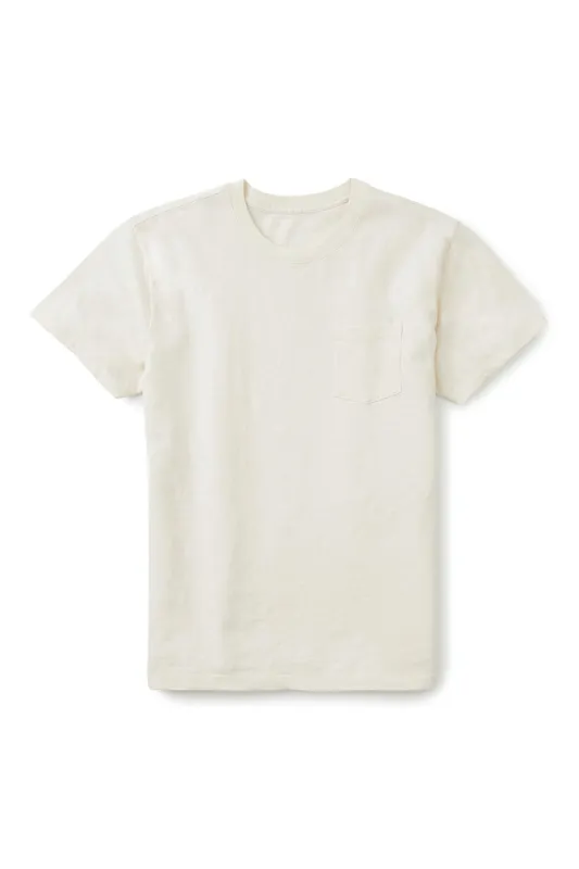 Slub Base Tee Vintage White sold by Camp Brand Goods