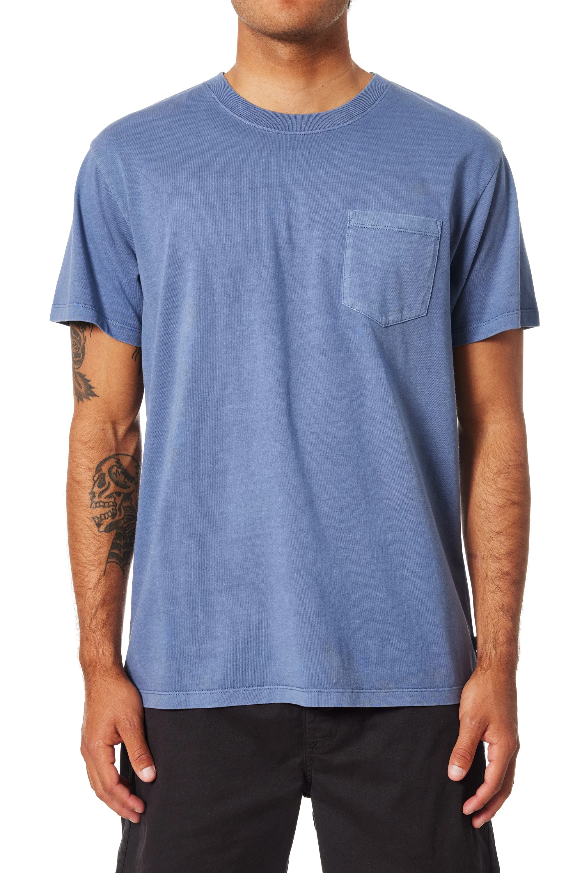Base Tee Blue Pigment Dye sold by Camp Brand Goods product image thumbnail 2