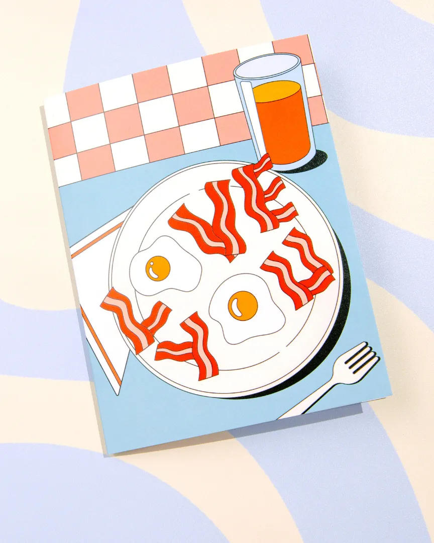 Love You Breakfast Card sold by Camp Brand Goods product image thumbnail 4