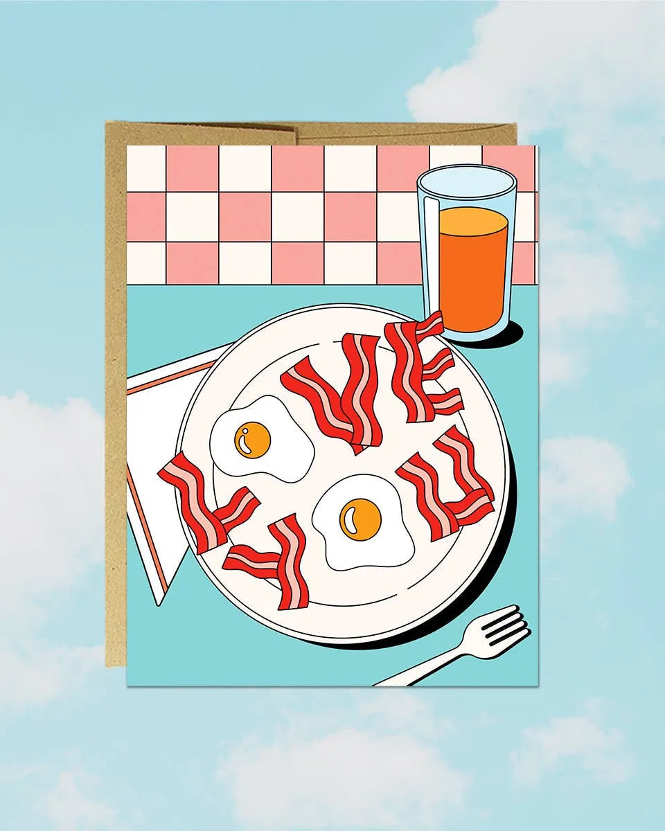 Love You Breakfast Card sold by Camp Brand Goods product image thumbnail 2
