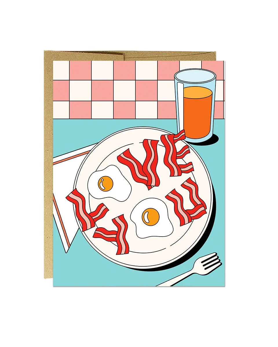Love You Breakfast Card sold by Camp Brand Goods