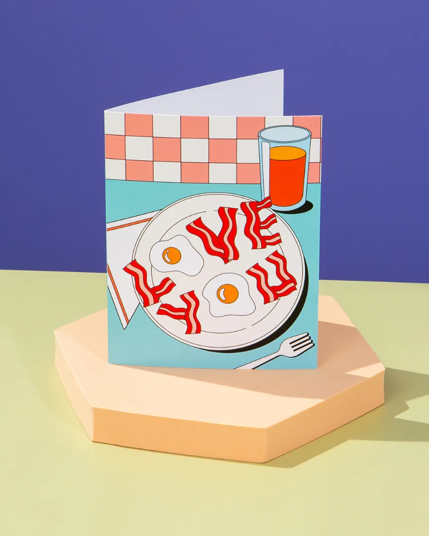 Love You Breakfast Card sold by Camp Brand Goods product image thumbnail 3