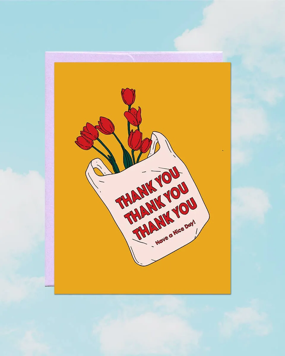 Thank You Flowers Card sold by Camp Brand Goods product image thumbnail 2