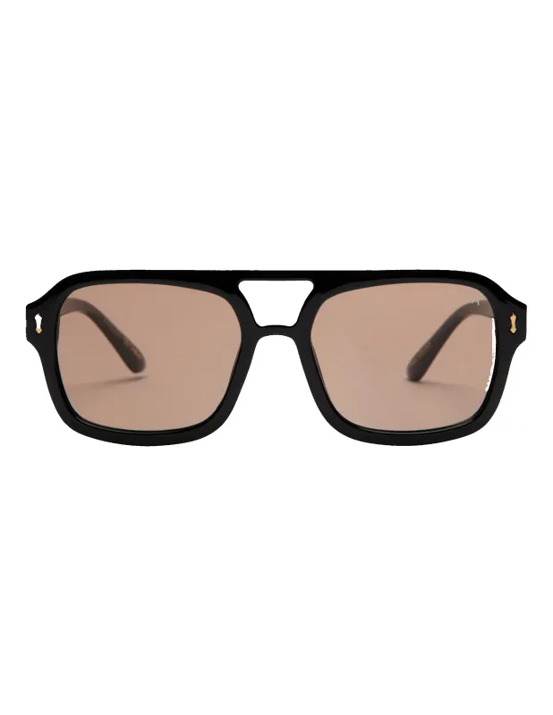 Royal Sunglasses Black/Brown Lens sold by Camp Brand Goods