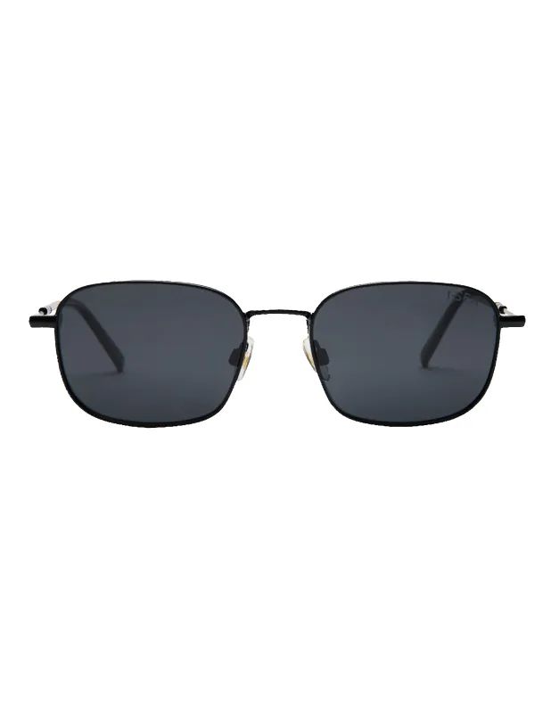 Quinn Sunglasses Black/Smoke Polarized Lens sold by Camp Brand Goods
