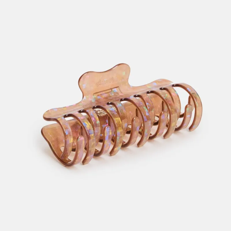 Jojo Claw in Large Hazel Sparkle sold by Camp Brand Goods