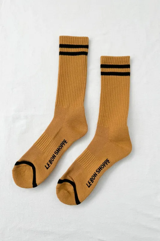 Extended Boyfriend Socks Biscotti sold by Camp Brand Goods